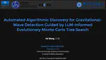 Automated Algorithmic Discovery for Gravitational-Wave Detection Guided by LLM-Informed Evolutionary Monte Carlo Tree Search