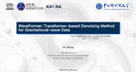 WaveFormer: Transformer-based Denoising Method for Gravitational-wave Data